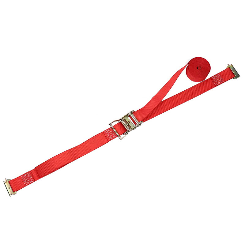 Cinghia a cricchetto rossa E-Track da 2 