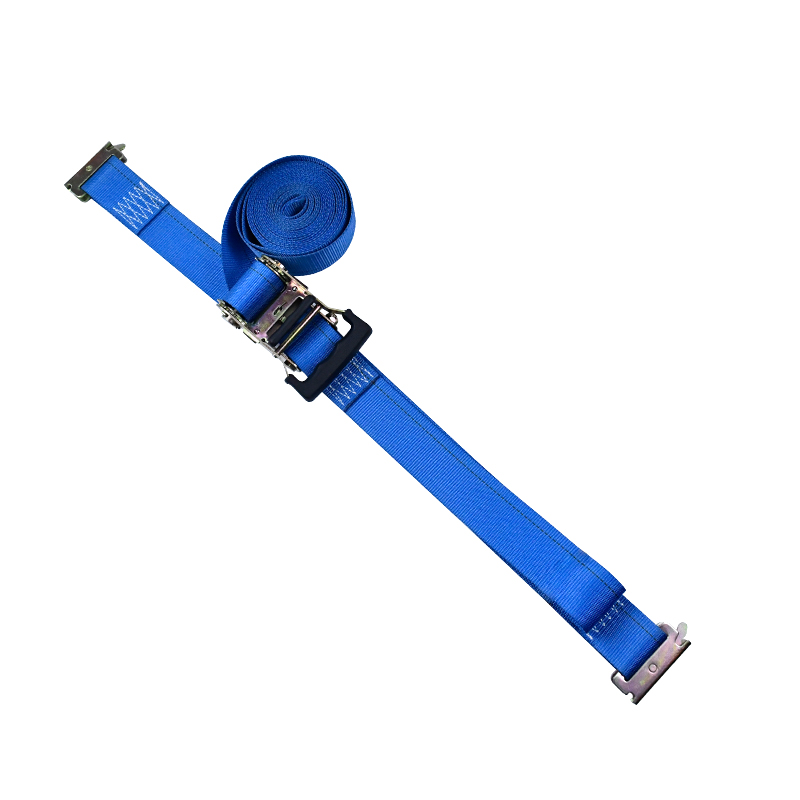 Cinghia a cricchetto E-Track standard da 2'' X 12' da 4' con estremità fissa