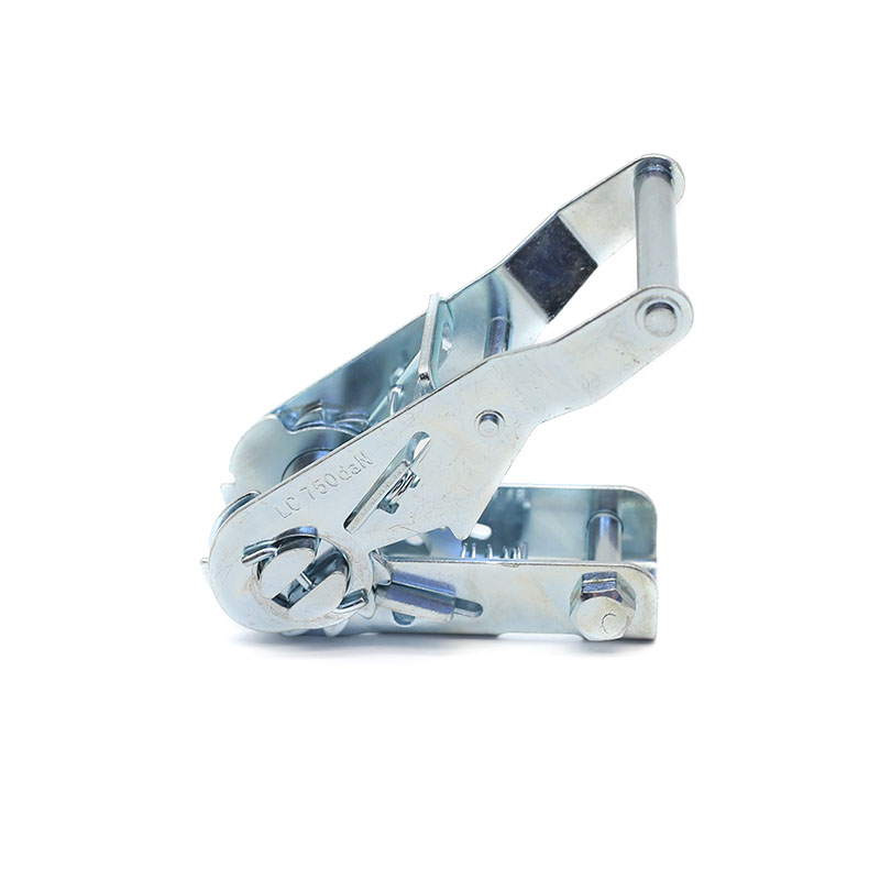 Fibbia a cricchetto in zinco bianco da 28 mm