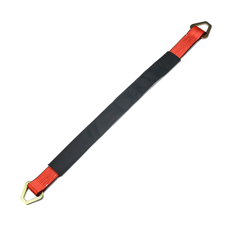 Cinghie dell'asse dell'auto da 36 pollici x 2 pollici con anello a D rosso