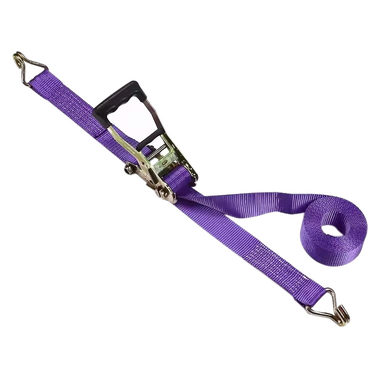 Cinghia a cricchetto con impugnatura in gomma viola da 38 mm 3T